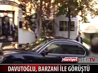 DAVUTOĞLU BARZANİ İLE GÖRÜŞTÜ