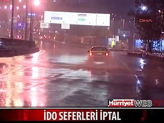 İDO SEFERLERİ İPTAL