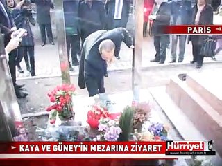 AHMET KAYA VE YILMAZ GÜNEY'İN MEZARINI ZİYARET ETTİ