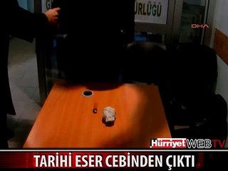 MONTUNUN CEBİNDEN TARİHİ ESER ÇIKAN TIR ŞOFÖRÜ TUTUKLANDI