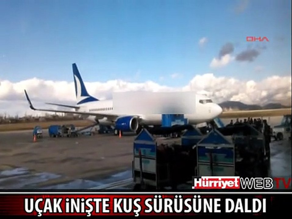 UÇAKTA KORKU DOLU ANLAR