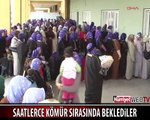 KOCALARI RENCİDE OLMASIN DİYE SAATLERCE SIRADA BEKLEDİLER