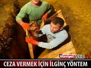 RİZE'DE CEZA OLSUN DİYE KARDEŞİNİ MEZARA GÖMDÜ