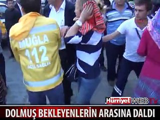 FETHİYE'DE ORTALIĞI SAVAŞ ALANINA ÇEVİREN KAZA