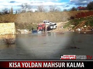 KESTİRME YOLDA MAHSUR KALDILAR