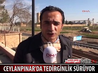 CEYLANPINAR'DA TEDİRGİNLİK SÜRÜYOR, MUHALİFLERİN TANKI TÜRKİYE SINIRINDA