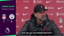 'How can you not whistle that?' - Klopp excuses red card for emotions and referee
