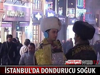 İSTANBUL'DA HAVA SICAKLIĞI -7 DERECEYE KADAR DÜŞTÜ