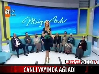 CANLI YAYINDA HÜNGÜR HÜNGÜR AĞLADILAR