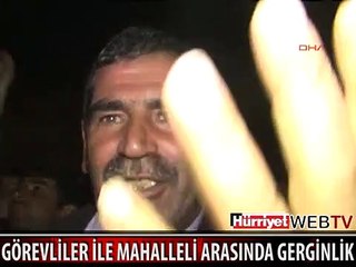 DEDAŞ GÖREVLİLERİ İLE MAHALLELİ ARASINDA GERGİNLİK YAŞANDI