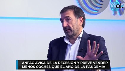 Anfac avisa de la recesión y prevé vender menos coches que el año de la pandemia