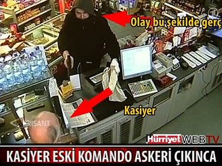 64 YAŞINDAKİ KASİYER, GENÇ SOYGUNCUYA NELER YAPTI NELER