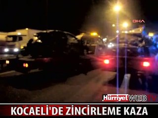 TEM OTOYOLU'NDA ZİNCİRLEME KAZA