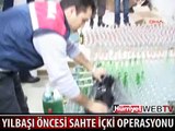 VİLLAYA SAHTE İÇKİ BASKINI