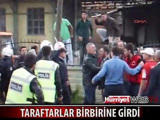 TAVŞANLI LİNYİTSPOR-KARŞIYAKA MAÇINDA OLAYLAR ÇIKTI