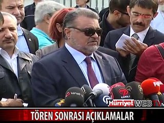 AHMET ÖZAL TÖREN SONRASI AÇIKLAMA YAPTI