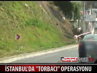 POLİS KAMERASINDAN "TORBACI" OPERASYONU