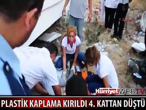 LİSE ÖĞRENCİSİ STAJ İÇİN ÇALIŞTIĞI İNŞAATTAN DÜŞTÜ