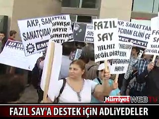 FAZIL SAY'A BÜYÜK DESTEK