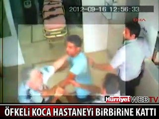 İZMİR'DE HASTANEDE ÖFKELİ KOCA DEHŞETİ