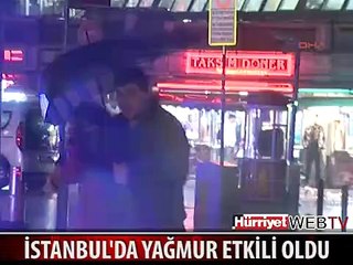 SAĞANAK YAĞIŞ VE RÜZGAR İSTANBUL’U OLUMSUZ ETKİLEDİ