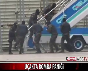 UÇAKTA BOMBA PANİĞİ! ÖZEL HAREKATÇILAR UÇAĞA BÖYLE GİRDİ