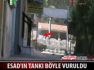 ESAD'IN TANKINI BÖYLE UÇURDULAR
