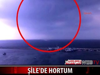 BU GÖRÜNTÜLER ŞİLE SAHİLİNDE ÇEKİLDİ