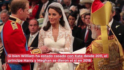 Una no tuvo damas de honor: diferencias entre las bodas de Meghan y Kate