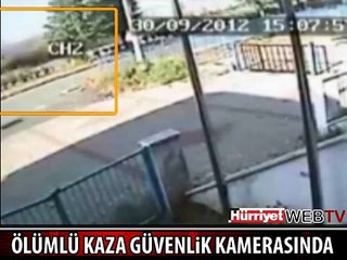 18 YAŞINDAKİ GENCİN ÖLDÜĞÜ KAZA KAMERADA