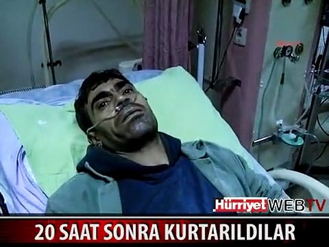 MADEN OCAĞINDAKİ GÖÇÜKTE MAHSUR KALAN 3 İŞÇİ SAĞ OLARAK KURTARILDI