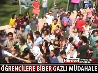 ÖĞRENCİLER REKTÖRLÜK BİNASINA GİRMEK İSTEDİLER