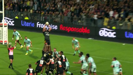 TOP 14 - Essai de Quentin LESPIAUCQ (SR) - Stade Rochelais - RC Toulon - Saison 2022:2023