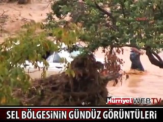 FELAKET BÖLGESİNİN GÜNDÜZ GÖRÜNTÜLERİ