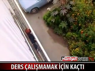 ÜST KATTAKİ KOMŞU HER ŞEYİ ÇEKTİ