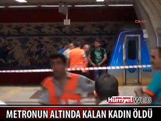 TAKSİM METROSU'NDA KORKUNÇ ÖLÜM