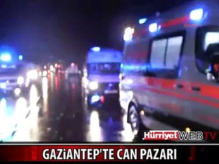 GAZİANTEP'TE FELAKET! YOLCU OTOBÜSÜ SEL SULARINA KAPILDI