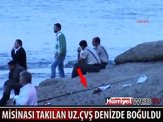 BALIK TUTARKEN MİSİNASI TAKILAN UZMAN ÇAVUŞ, DENİZDE BOĞULDU