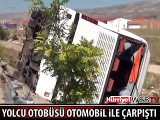 ÇANKIRI'DA FECİ KAZA 5 ÖLÜ, 53 YARALI