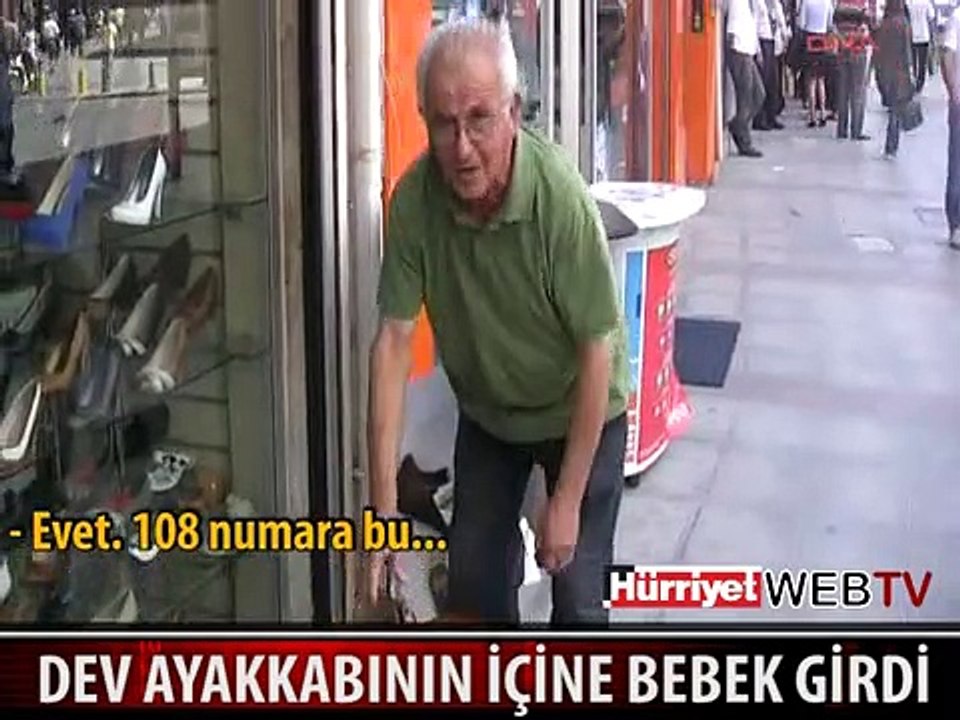 DEV AYAKKABININ İÇİNE GİRDİ