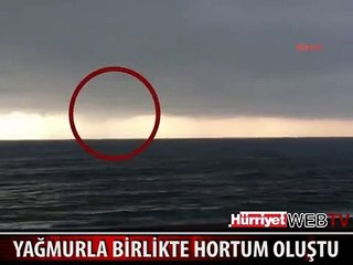 ZONGULDAK'TA YAĞMURLA BİRLİKTE HORTUM OLUŞTU