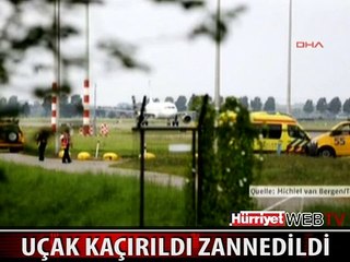 YOLCU UÇAĞININ KAÇIRILDIĞI ZANNEDİLDİ