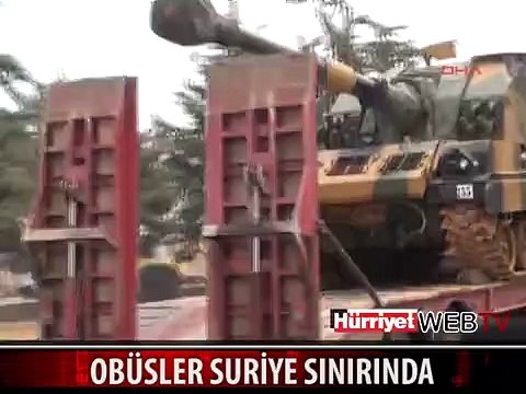 OBÜS TOPLARI SINIRA KONUŞLANDIRILDI