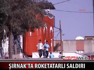 ŞIRNAK'TA POLİS MERKEZİNE ROKETATARLI SALDIRI