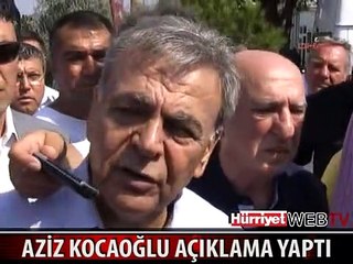 AZİZ KOCAOĞLU SALDIRIYLA İLGİLİ AÇIKLAMA YAPTI