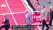Sonora pitada al socialista Barbón en el Gijón Open de tenis