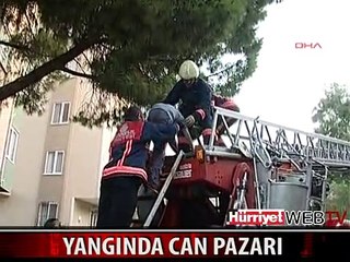 APARTMANDA MAHSUR KALANLAR BÖYLE KURTARILDI