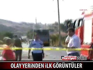 İZMİR'DE ASKERİ ARACA ÇİFTE BOMBALI SALDIRI