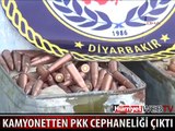 KAMYONETTEN PKK CEPHANELİĞİ ÇIKTI