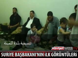 İLTİCA EDEN SURİYE BAŞBAKANI'NIN İLK GÖRÜNTÜLERİ